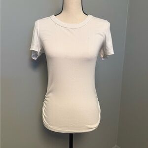 Michael Stars White Short Sleeve Jolie Tee